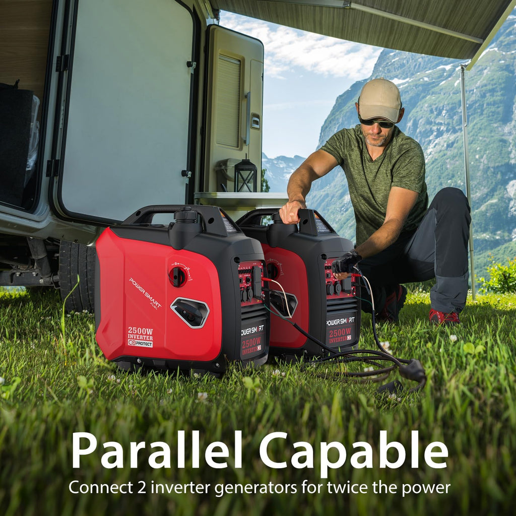 2500-Watt Portable Inverter Generator with Quiet Technology