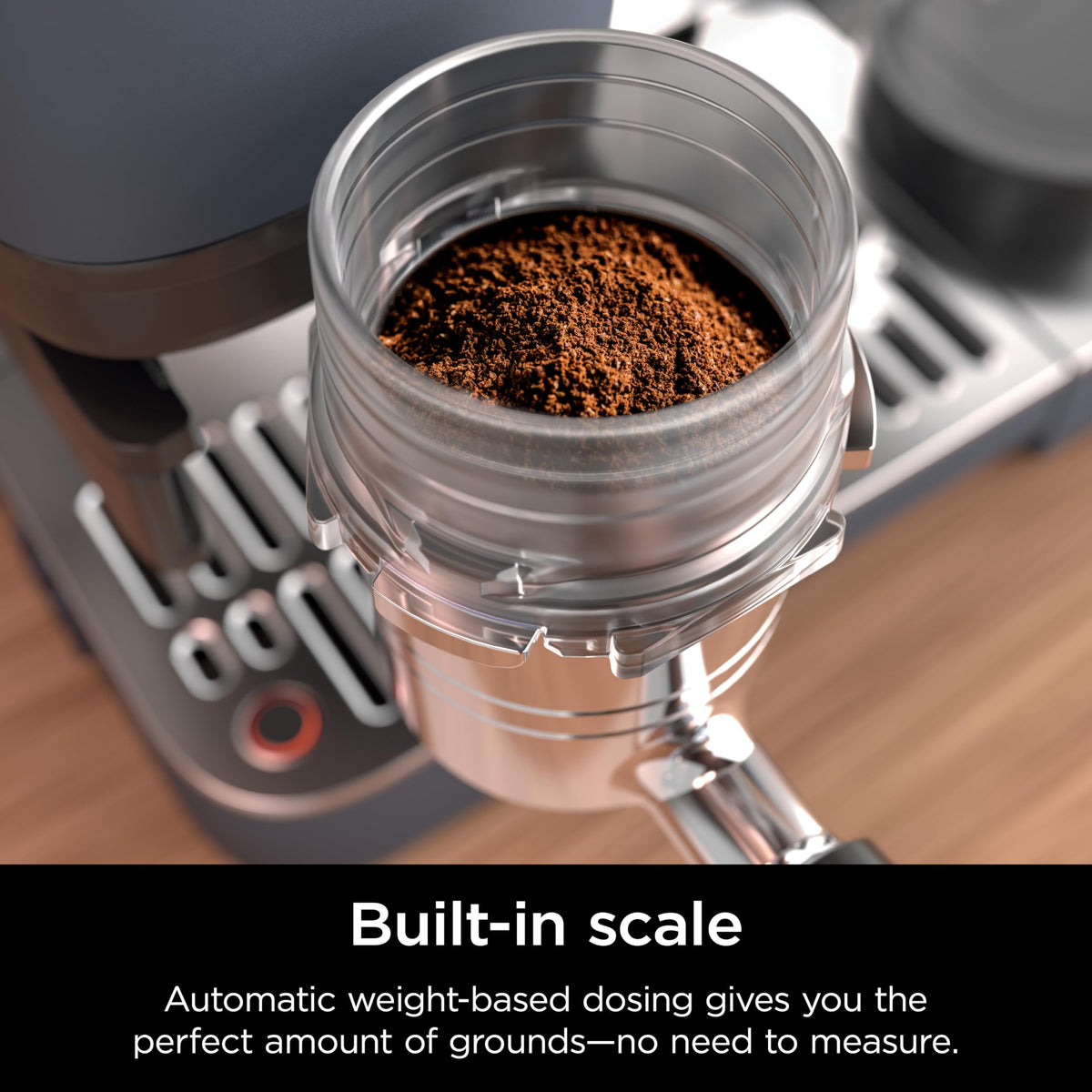 Ninja Luxe Caf 3-in-1 Espresso, Drip Coffee and Cold Brew Machine | Intergrated Coffee Grinder, Milk Frother, Assisted Tamper & Built-In Espresso