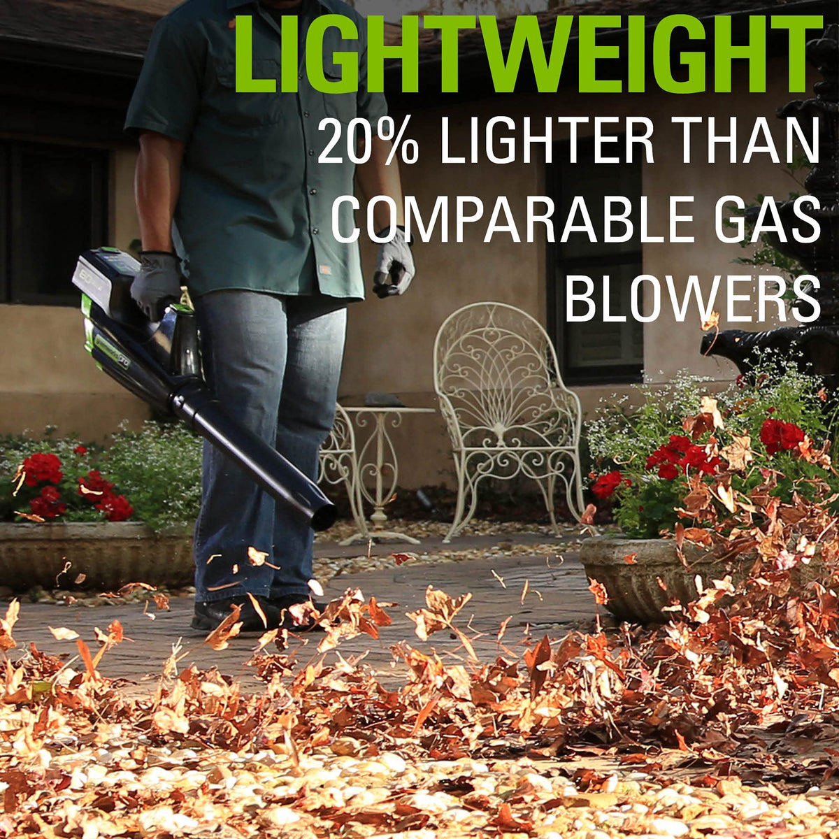 Greenworks 80V (750 CFM) Backpack Blower, 4.0Ah Battery and 4A Charger