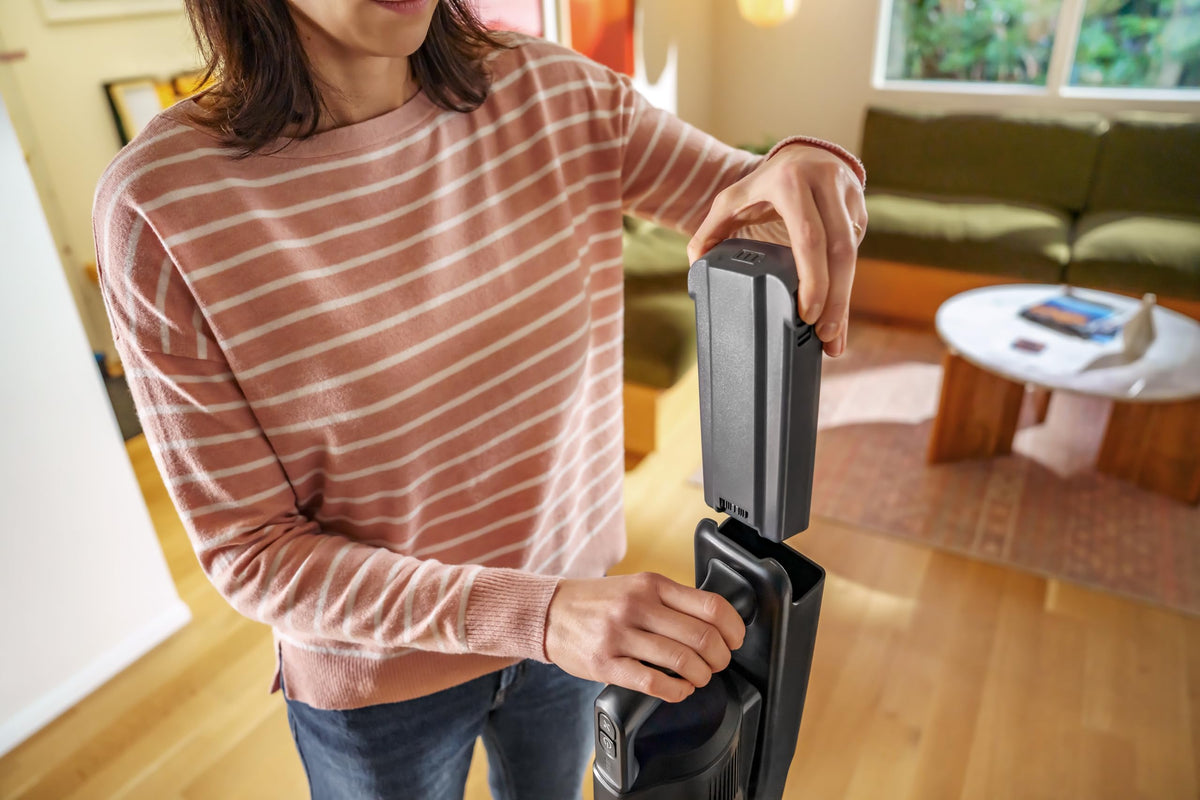 Bissell PowerClean FurGuard 280W Self-Standing Cordless Vacuum w/Self-Cleaning Brush Roll, Strong Suction, Removeable Battery, Wall Mount, Upholstery