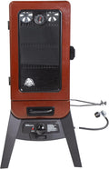 Pit Boss 3-Series Gas Vertical Smoker, Red Hammertone - 10773