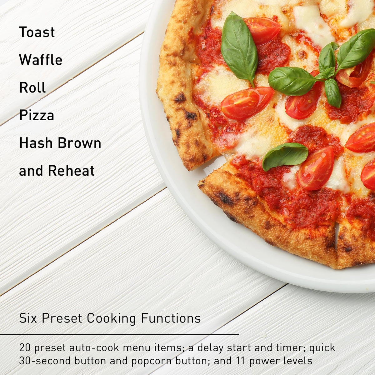 Panasonic FlashXpress Toaster Oven Countertop, 4-Slice Compact Size with Double Infrared Heating, 6 Auto Cook Options and Precise Temperature Control