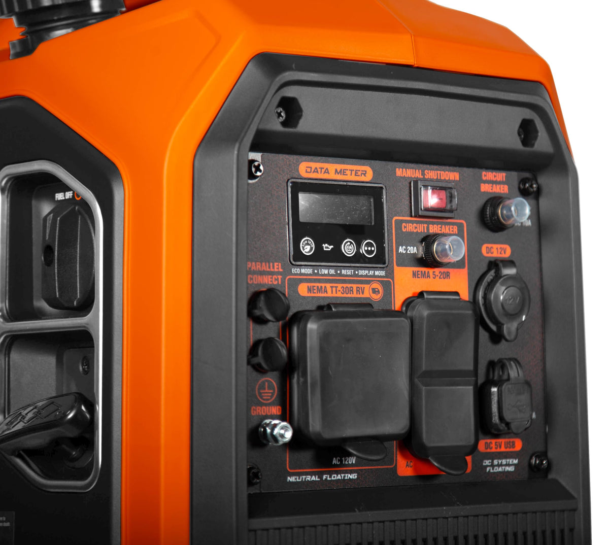 WEN Quiet and Lightweight 3600-Watt Dual Fuel RV-Ready Portable Inverter Generator with Fuel Shut Off and CO Watchdog (DF360iX)