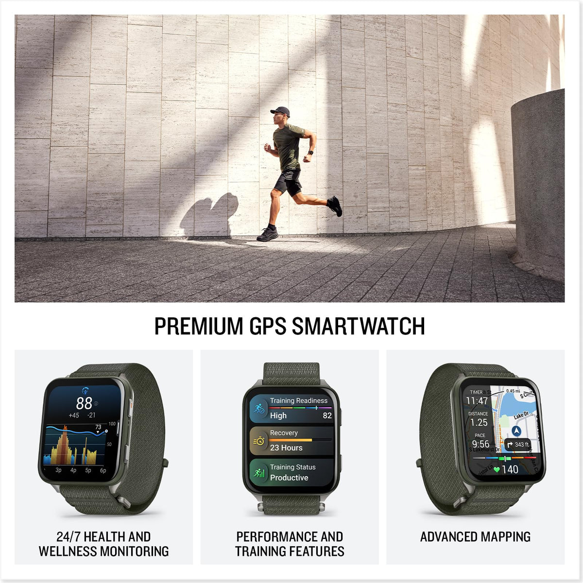 Garmin® Venu® X1, Thin and Lightweight GPS Smartwatch, AMOLED Display, Advanced Health and Fitness Features, Black with Slate Titanium