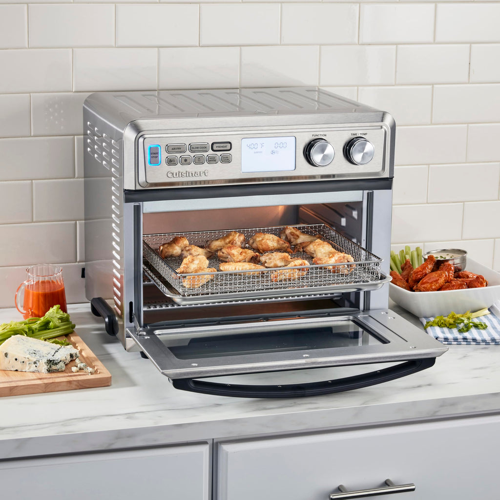 Cuisinart Air Fryer Toaster Oven, Digital Display, 1800 Watt Air Fryer Toaster Oven Combo with Adjustable Temperature and Controls, Stainless Steel