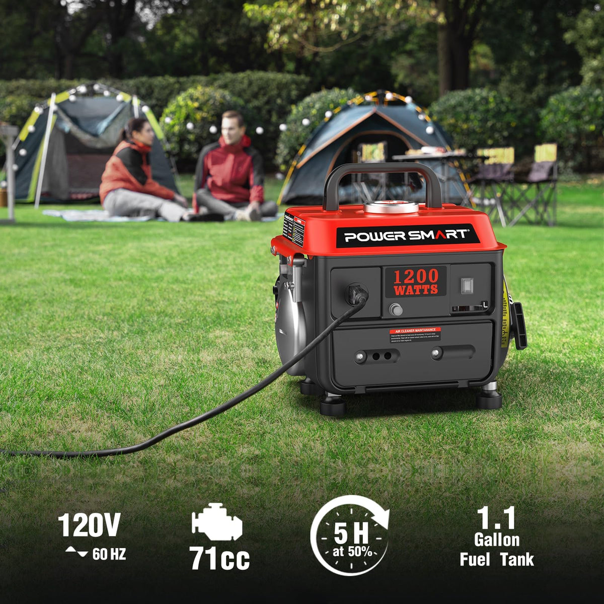 2500-Watt Portable Inverter Generator with Quiet Technology