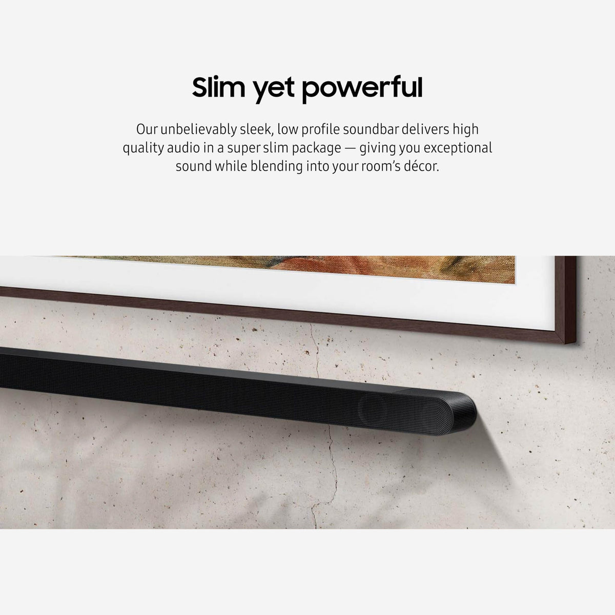 SAMSUNG S60D 5.0ch Soundbar w/Wireless Dolby Atmos Audio, All-in-One Design, Q-Symphony, SpaceFit Sound Pro, Adaptive Sound, Game Mode Pro with Alexa