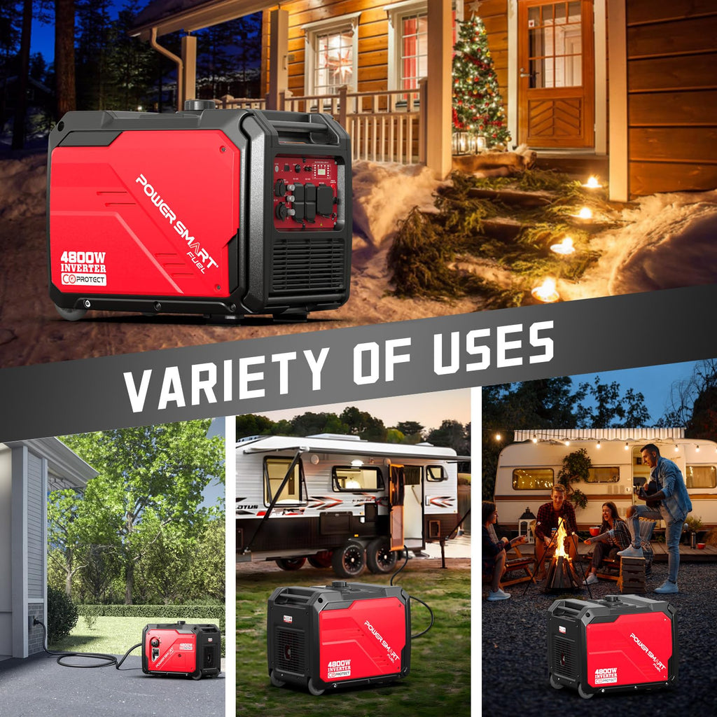 2500-Watt Portable Inverter Generator with Quiet Technology