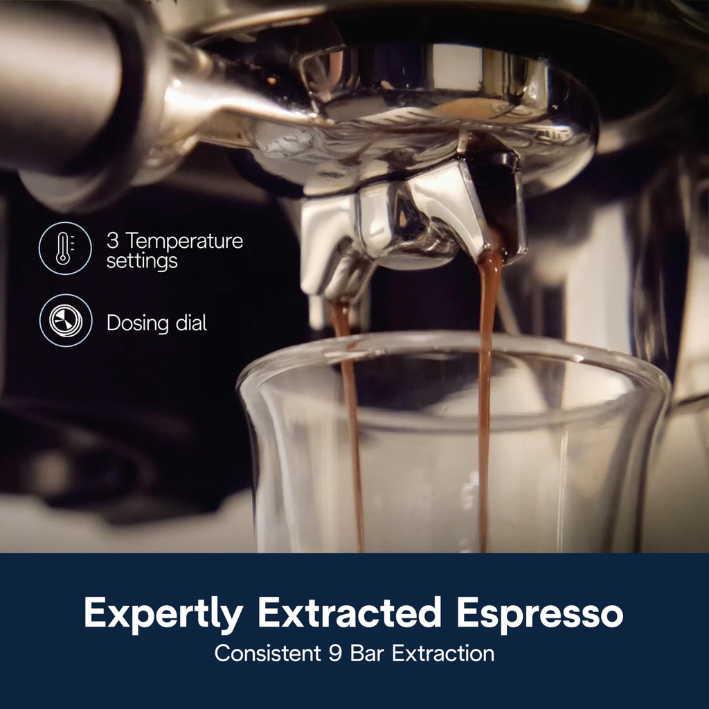De'Longhi La Specialista Arte Evo Espresso Machine - Compact Cold Brew Coffee Maker with Grinder, Milk Steam Wand/Frother & Tamping Tools - Home