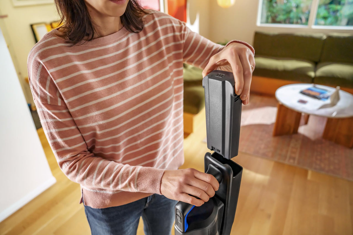 Bissell PowerClean FurGuard 280W Self-Standing Cordless Vacuum w/Self-Cleaning Brush Roll, Strong Suction, Removeable Battery, Wall Mount, Upholstery