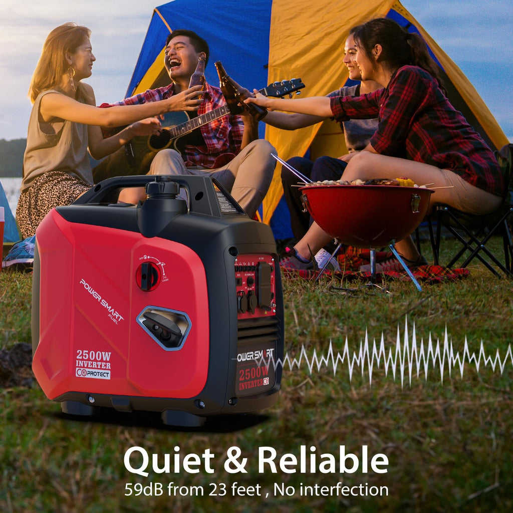 2500-Watt Portable Inverter Generator with Quiet Technology