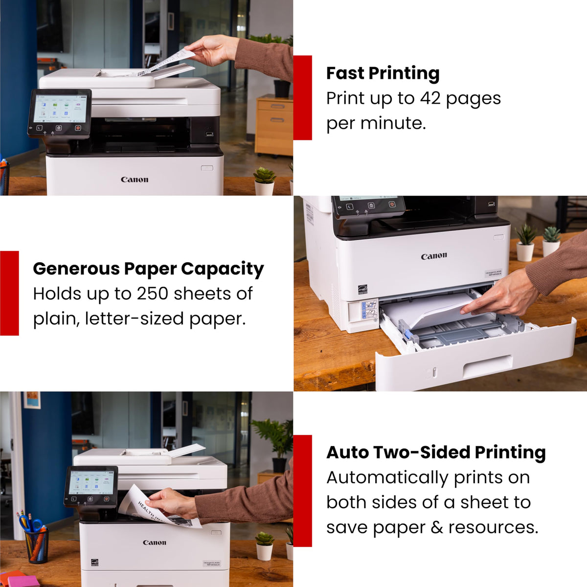 Canon imageCLASS MF465dw II - Wireless Duplex Laser Printer with Print, Copy, Scan, Fax, Expandable Paper Capacity and 3 Year Limited Warranty, 42 PPM