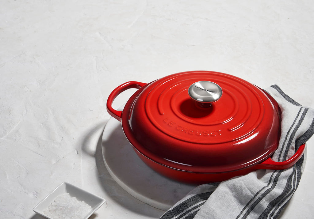 Le Creuset Enameled Cast Iron Signature Braiser, 2.25 qt., Licorice