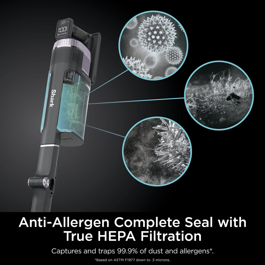 Shark Stratos Cordless Vacuum with Clean Sense IQ and Odor Neutralizer, MultiFlex Wand, Includes Crevice Tool & Anti-Allergen Brush, Up To 60 Minute