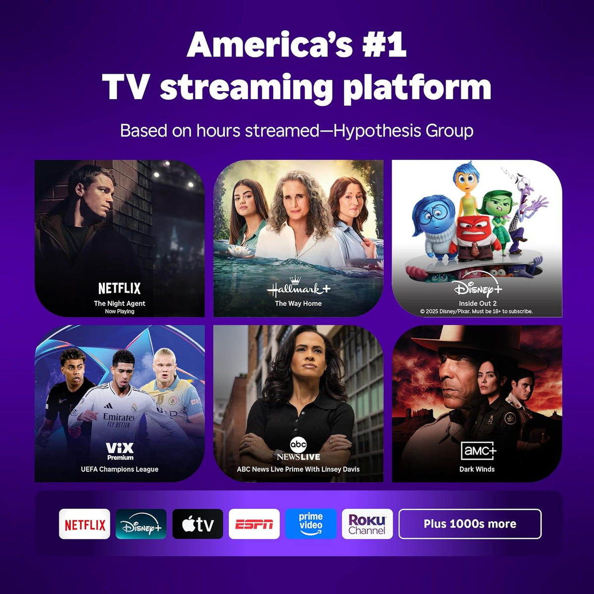 Roku Smart TV 2025 C 40-Inch Select Series, 1080p Full HD TV C RokuTV with Voice Remote C Flat Screen LED Television with Wi-Fi for Streaming Live