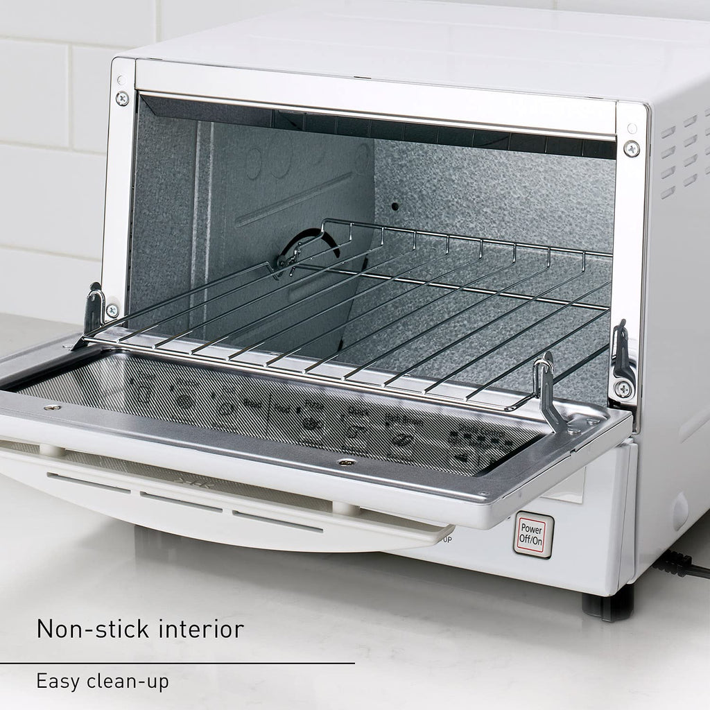 Panasonic FlashXpress Toaster Oven Countertop, 4-Slice Compact Size with Double Infrared Heating, 6 Auto Cook Options and Precise Temperature Control
