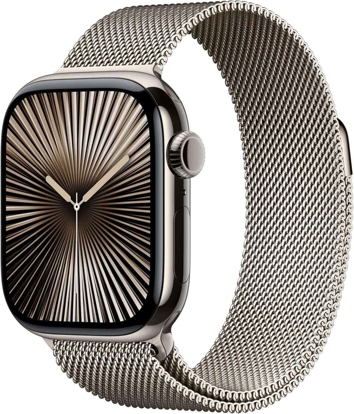 Apple Watch Series 10 [GPS + Cellular, 42mm] - Jet Black Aluminum Case with Black Sport Band, S/M (Renewed)