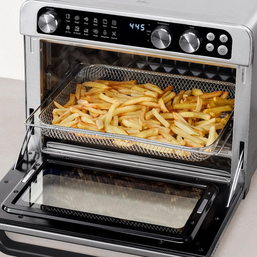 Panasonic FlashXpress Toaster Oven Countertop, 4-Slice Compact Size with Double Infrared Heating, 6 Auto Cook Options and Precise Temperature Control