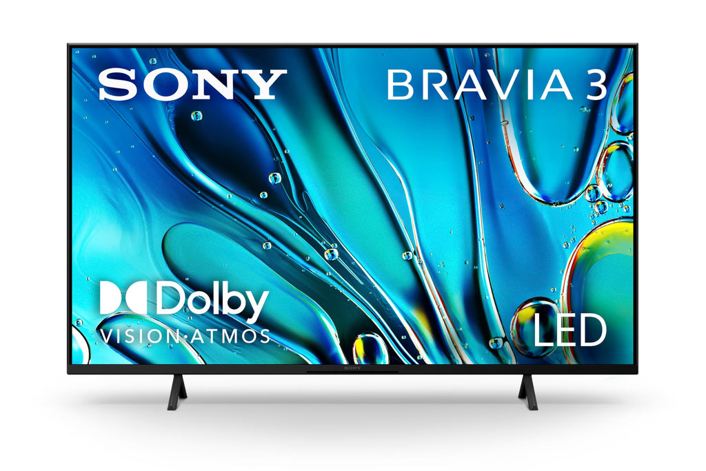 Sony 55-Inch 4K Ultra HD BRAVIA 3 LED Smart TV with Google TV, LED Flat Screen, Dolby Vision HDR, Google TV, Exclusive PS5 Features, (K-55S30)