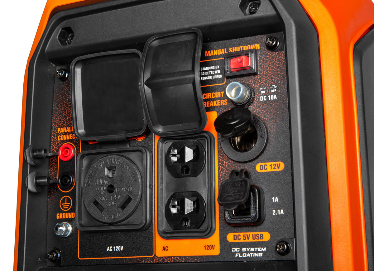 WEN Quiet and Lightweight 3600-Watt Dual Fuel RV-Ready Portable Inverter Generator with Fuel Shut Off and CO Watchdog (DF360iX)