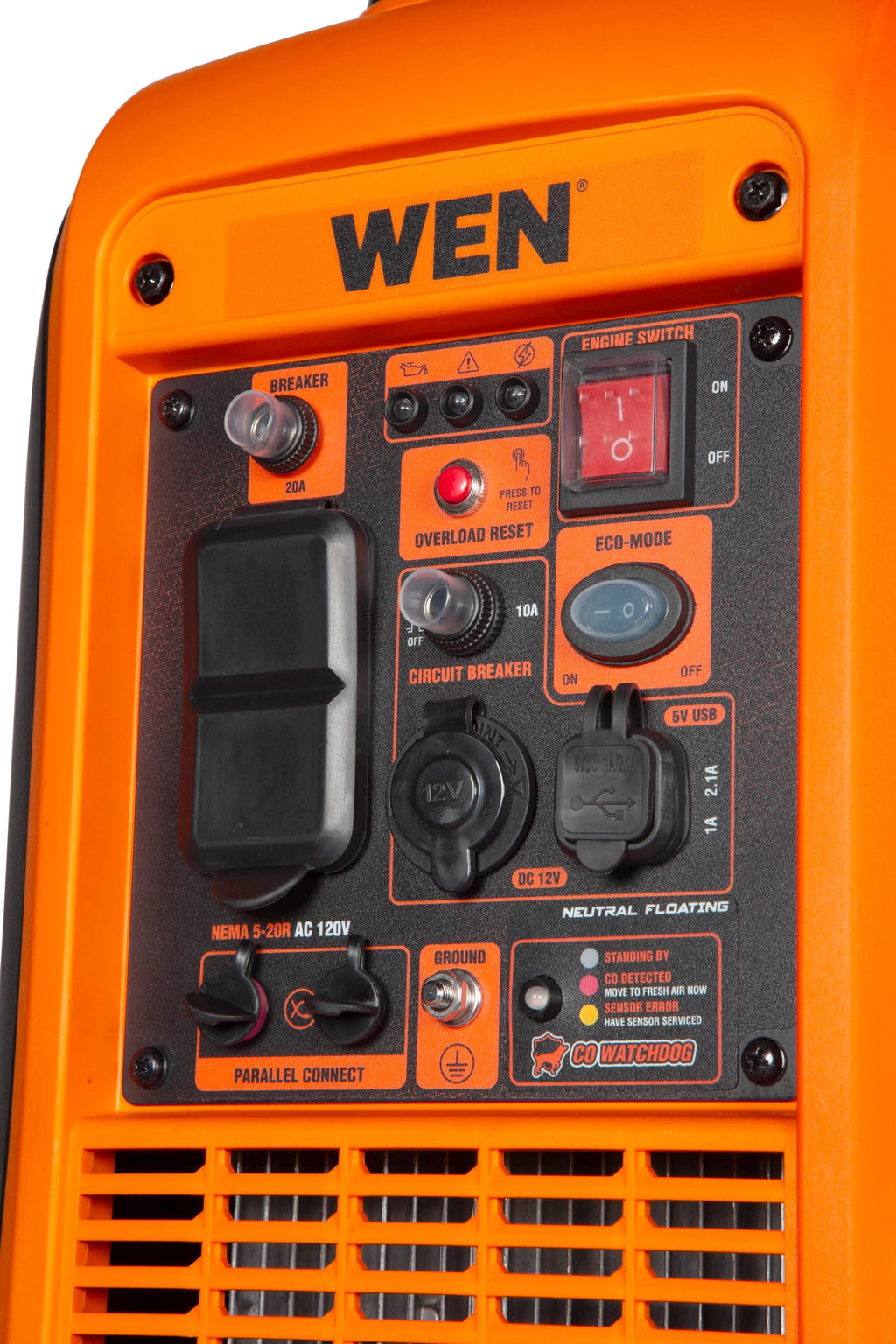 WEN 2500-Watt Inverter Generator, Quiet, Portable, and Lightweight with Fuel Shut Off (56250i)