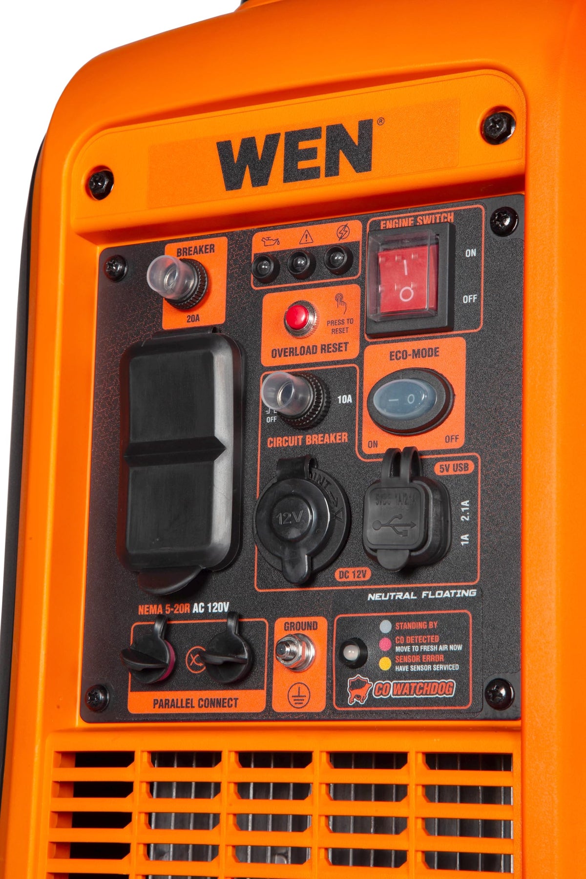 WEN 2500-Watt Inverter Generator, Quiet, Portable, and Lightweight with Fuel Shut Off (56250i)