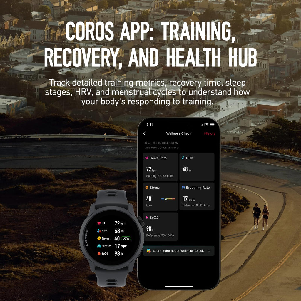 COROS PACE 4 Ultralight Sport GPS Watch, 1.2" AMOLED Touchscreen,19 days of daily use, Voice Features, Advanced Training Tools, GPS, Heart Rate