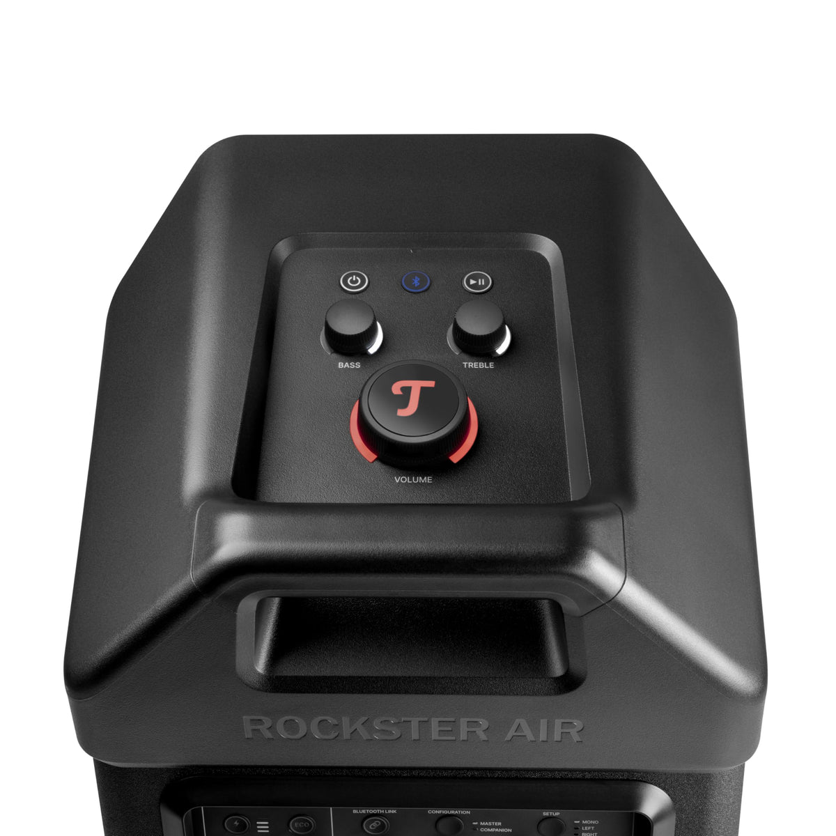 Fender x Teufel ROCKSTER AIR 2 Portable Bluetooth Speaker C Powerful Sound & Bass, 58 Hours Battery, Parties & Events, Mic & Guitar Inputs, Power Bank