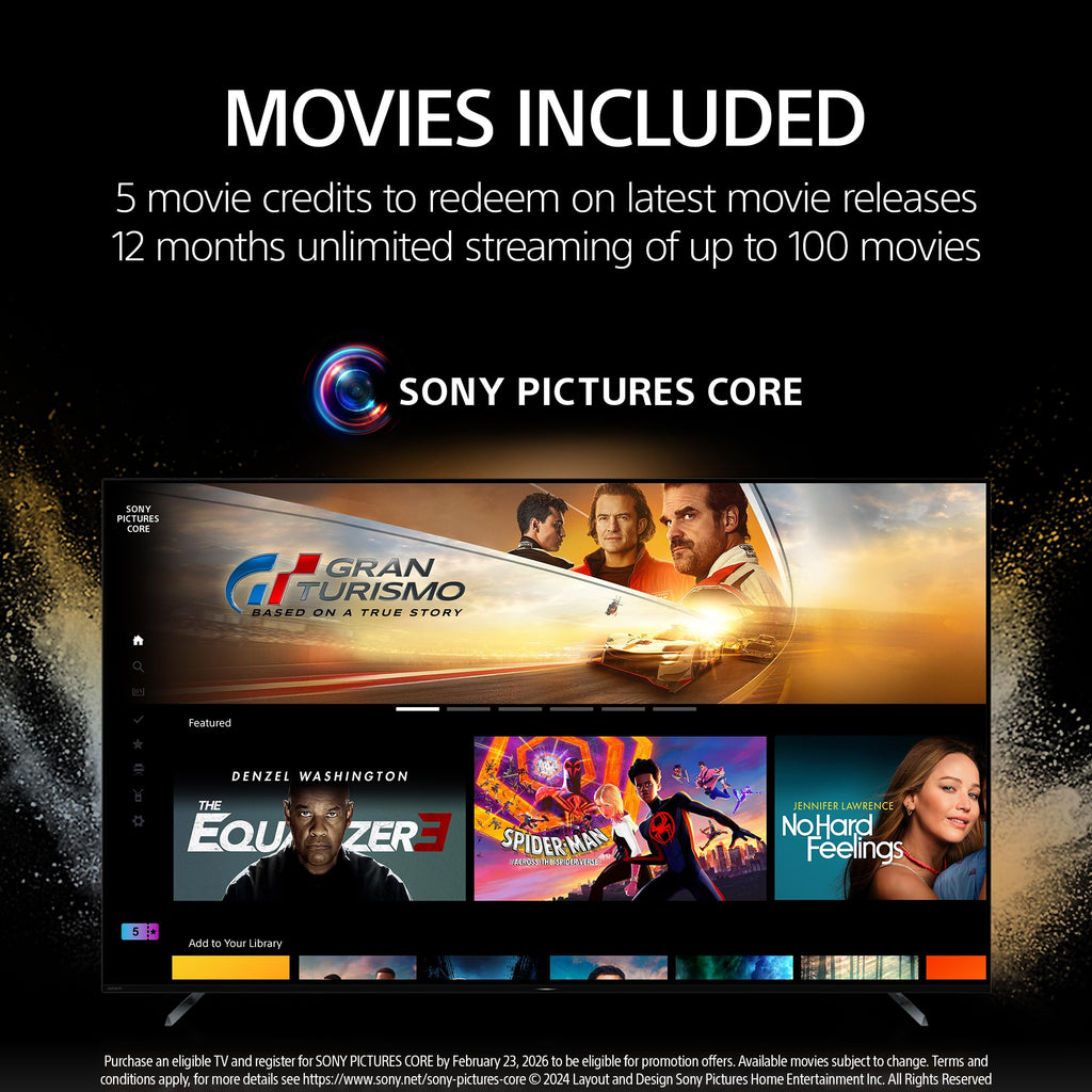 Sony 55-Inch 4K Ultra HD BRAVIA 3 LED Smart TV with Google TV, LED Flat Screen, Dolby Vision HDR, Google TV, Exclusive PS5 Features, (K-55S30)