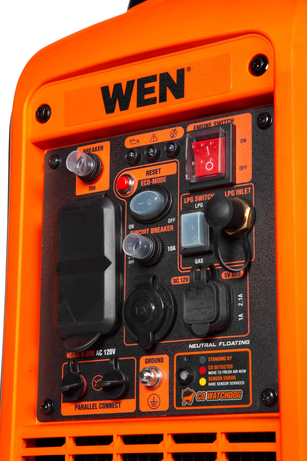WEN 2500-Watt Inverter Generator, Quiet, Portable, and Lightweight with Fuel Shut Off (56250i)