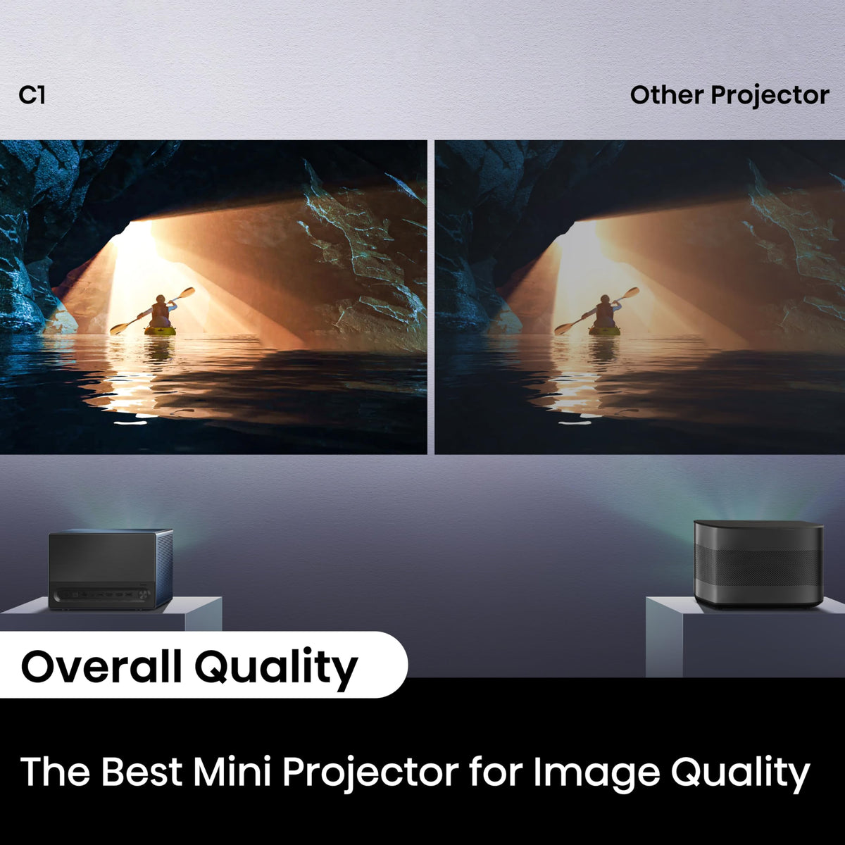 Hisense C2 Ultra, Triple Laser Smart Portable Projector, 4K UHD, 3,000 Lumens, 65 C 300, Dolby Vision, IMAX Enhanced, Sound by JBL, Netflix