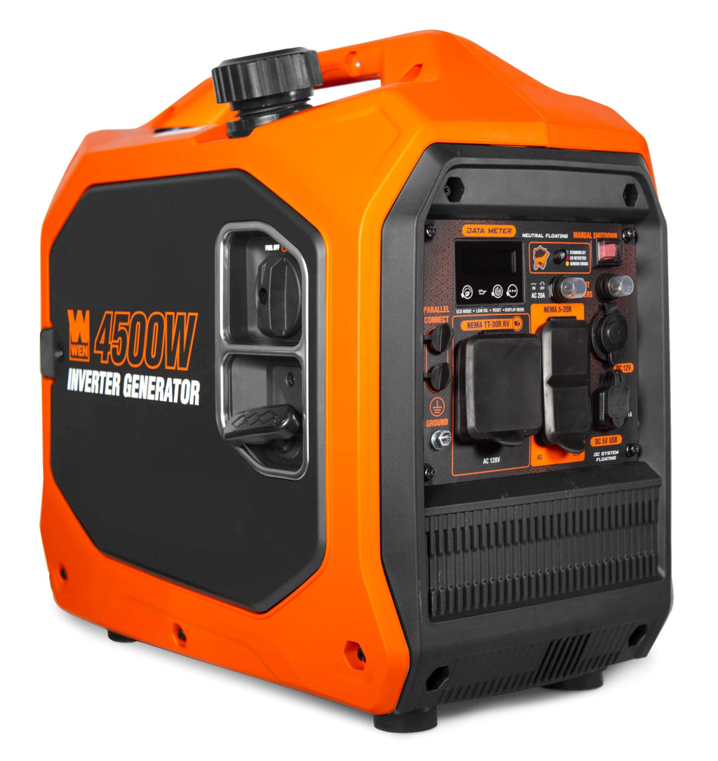 WEN Quiet and Lightweight 3600-Watt Dual Fuel RV-Ready Portable Inverter Generator with Fuel Shut Off and CO Watchdog (DF360iX)