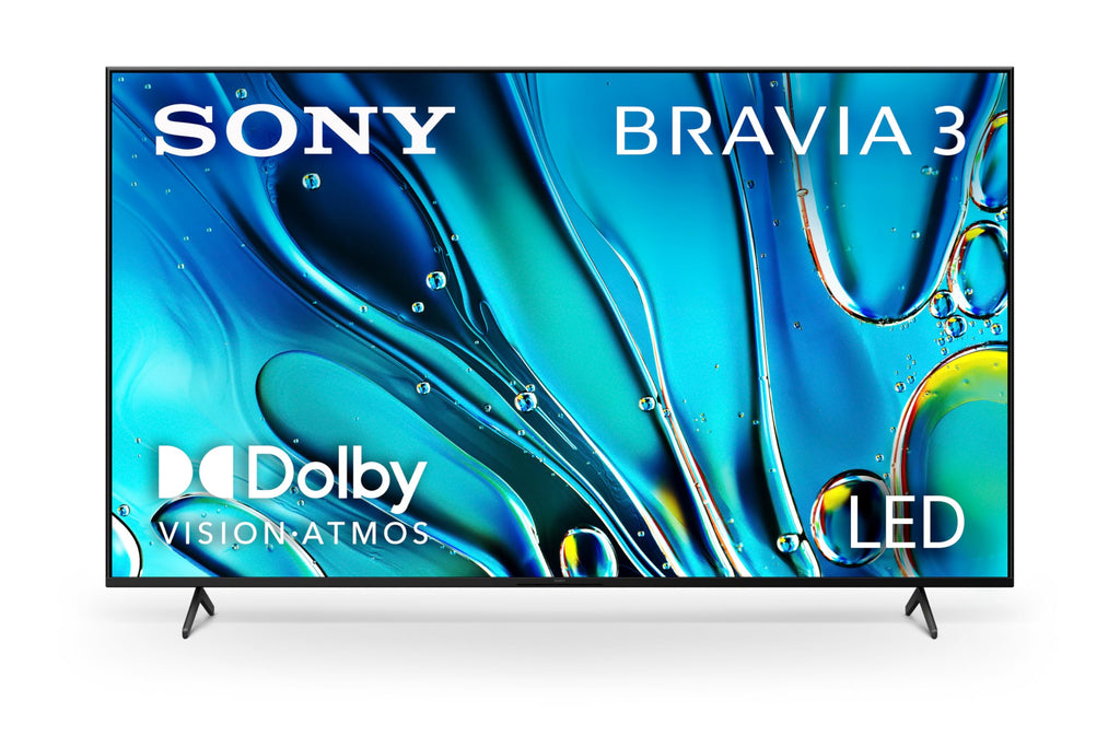 Sony 55-Inch 4K Ultra HD BRAVIA 3 LED Smart TV with Google TV, LED Flat Screen, Dolby Vision HDR, Google TV, Exclusive PS5 Features, (K-55S30)