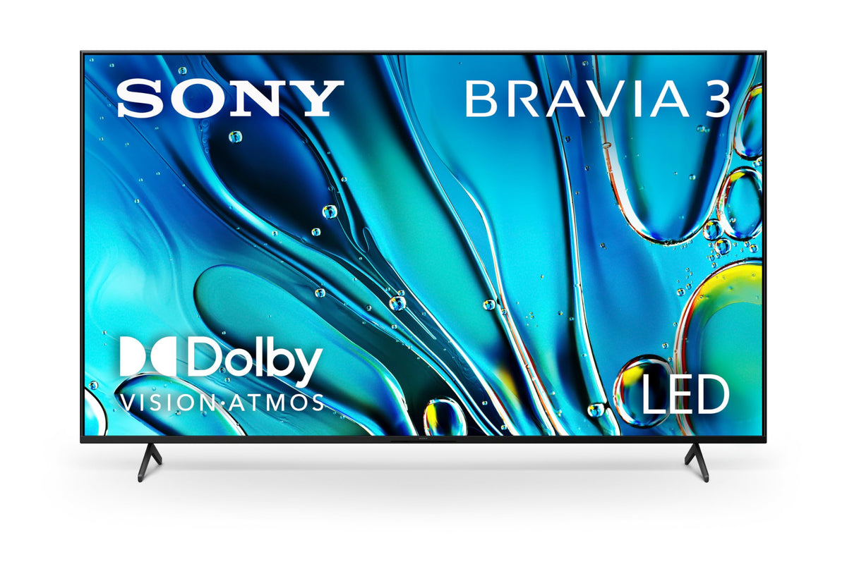 Sony 55-Inch 4K Ultra HD BRAVIA 3 LED Smart TV with Google TV, LED Flat Screen, Dolby Vision HDR, Google TV, Exclusive PS5 Features, (K-55S30)