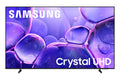Samsung 43-Inch Class Crystal UHD U8000F 4K Smart TV (2025 Model) Endless Free Content, Crystal Processor 4K, MetalStream Design, Knox Security