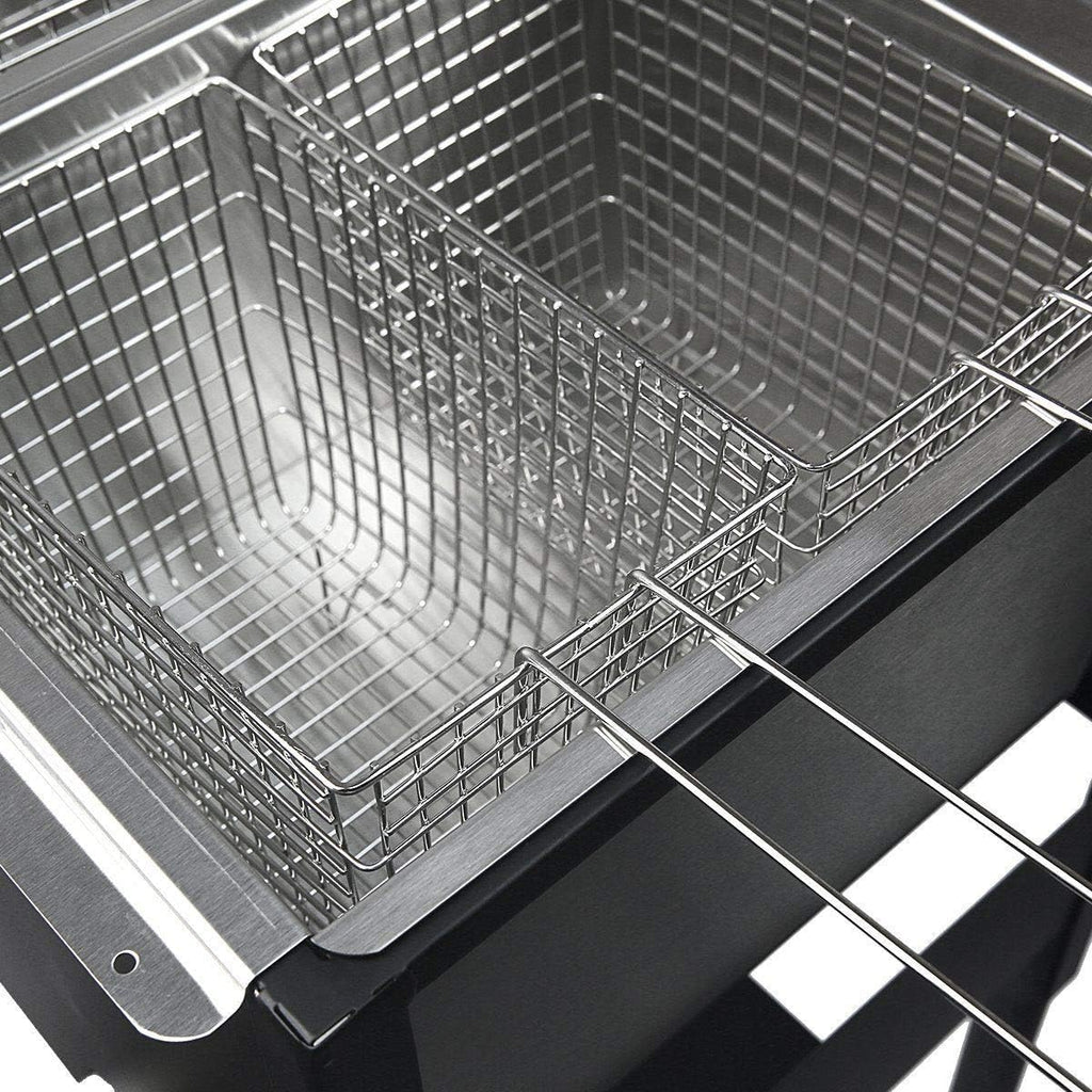 Barton 148,000 BTU High-Pressure Triple Basket Deep Fryer Dual Burner Propane LPG Fish Cooker Fry Basket Fryer Outdoor Catering, Events, Camping