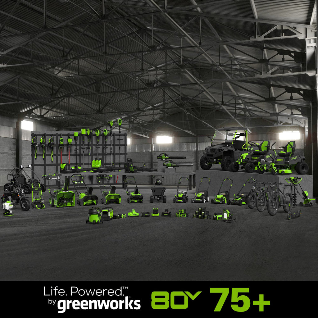 Greenworks 80V (750 CFM) Backpack Blower, 4.0Ah Battery and 4A Charger