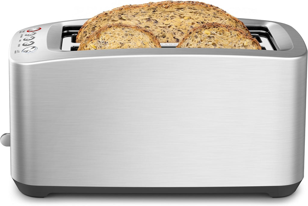 Breville BTA830XL Die-Cast Long Slot Smart Toaster, 4 Slice, Brushed Stainless Steel