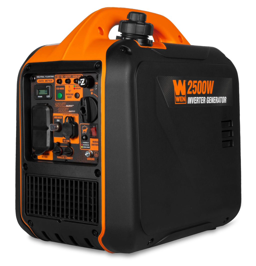 WEN 2500-Watt Inverter Generator, Quiet, Portable, and Lightweight with Fuel Shut Off (56250i)