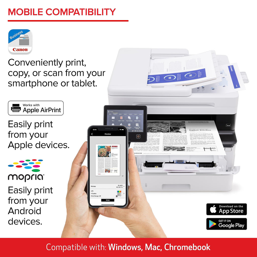 Canon imageCLASS MF465dw II - Wireless Duplex Laser Printer with Print, Copy, Scan, Fax, Expandable Paper Capacity and 3 Year Limited Warranty, 42 PPM