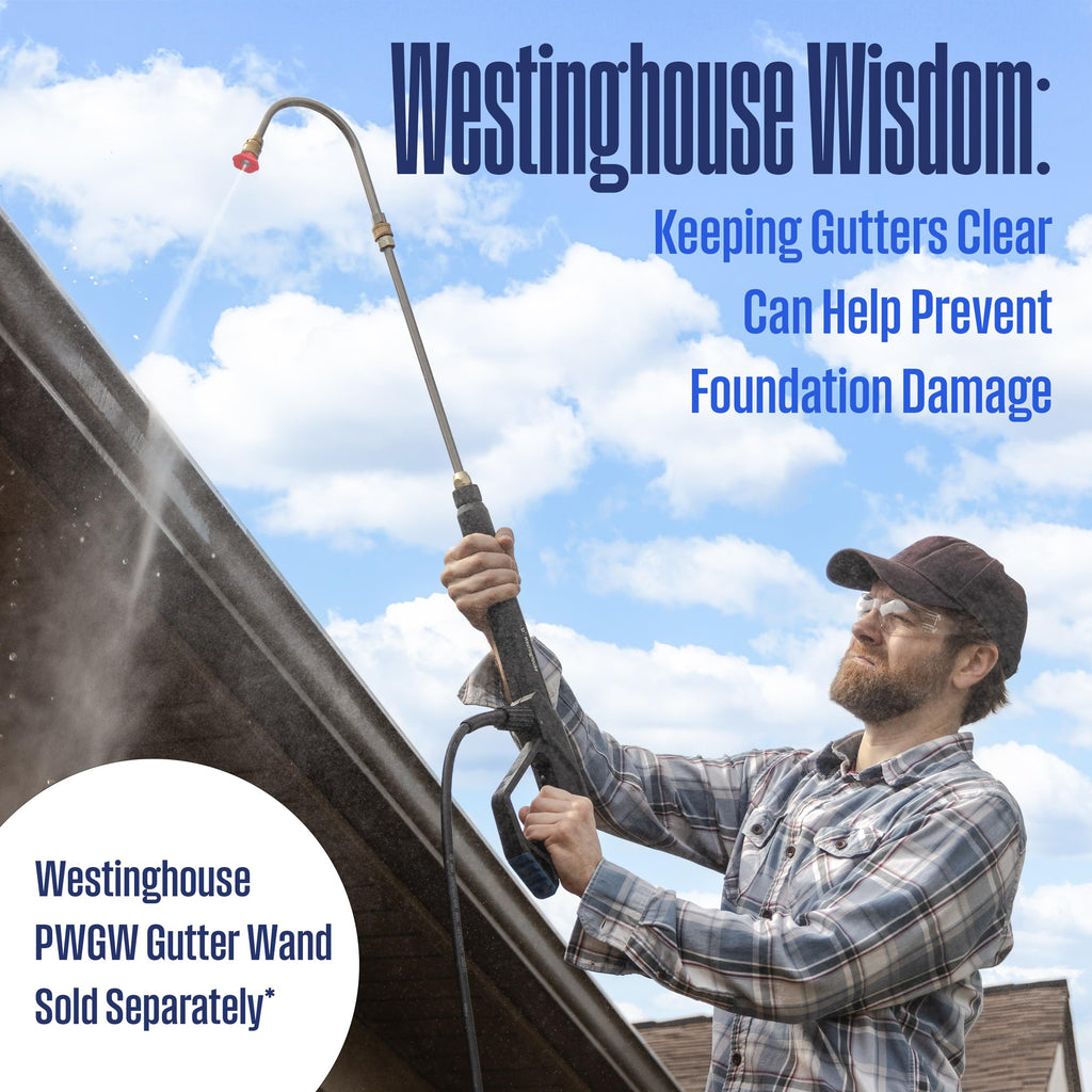Westinghouse WPX3400 Gas Pressure Washer, 3400 PSI and 2.6 Max GPM, Onboard Soap Tank, Spray Gun and Wand, 5 Nozzle Set, for Cars/Fences/Driveways