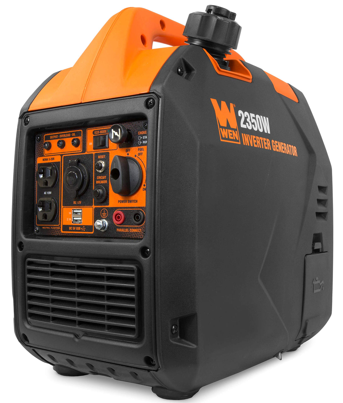 WEN 2500-Watt Inverter Generator, Quiet, Portable, and Lightweight with Fuel Shut Off (56250i)