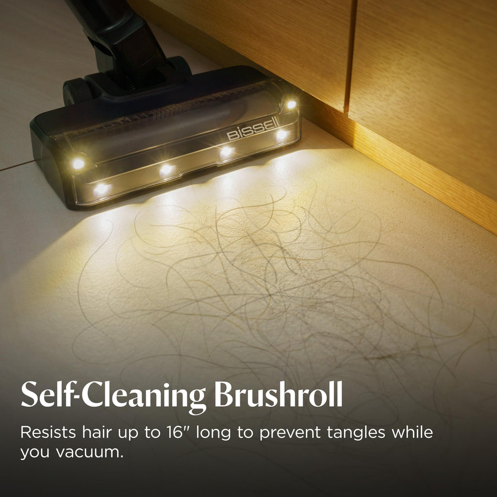 Bissell PowerClean FurGuard 280W Self-Standing Cordless Vacuum w/Self-Cleaning Brush Roll, Strong Suction, Removeable Battery, Wall Mount, Upholstery