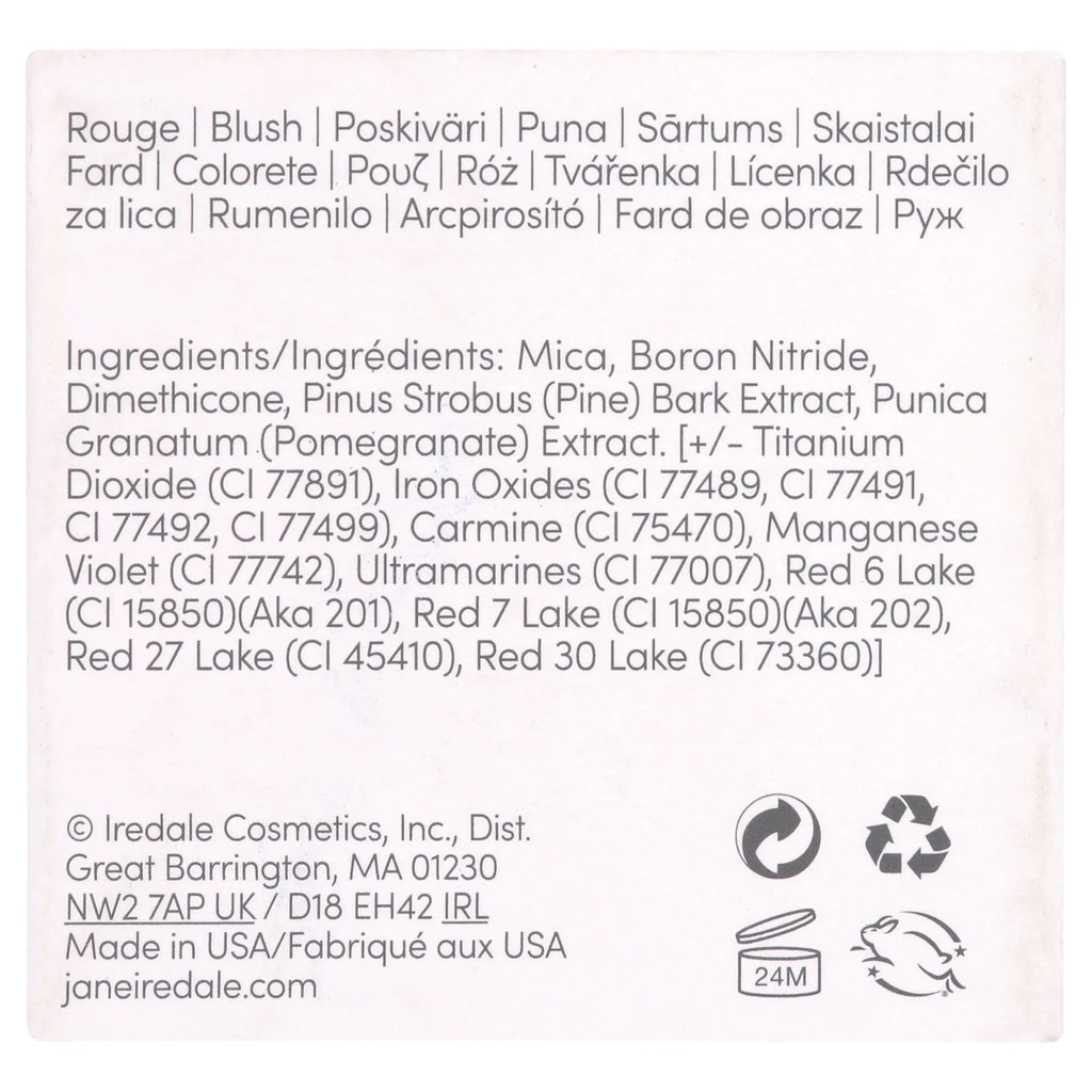 Pink PurePressed Jane Clearly Blush - Iredale