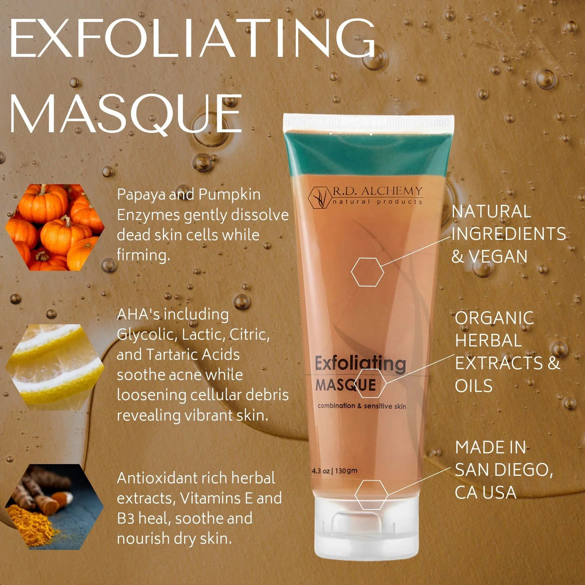 Organic Alchemy - Exfoliating and Mask RD Natural -