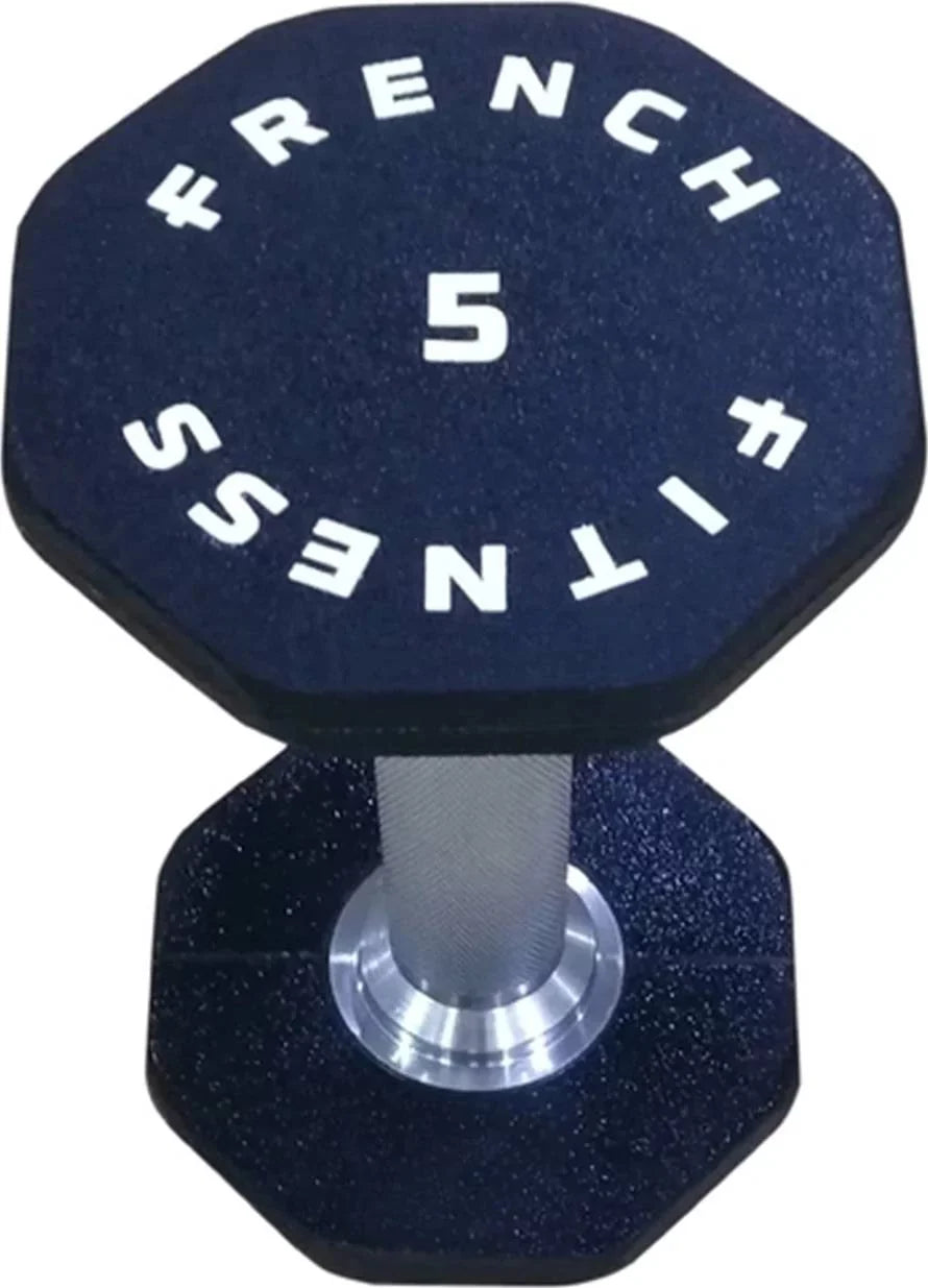 lbs French Set, Hex Urethane Sided 8 5-50 Dumbbell (New) Fitness