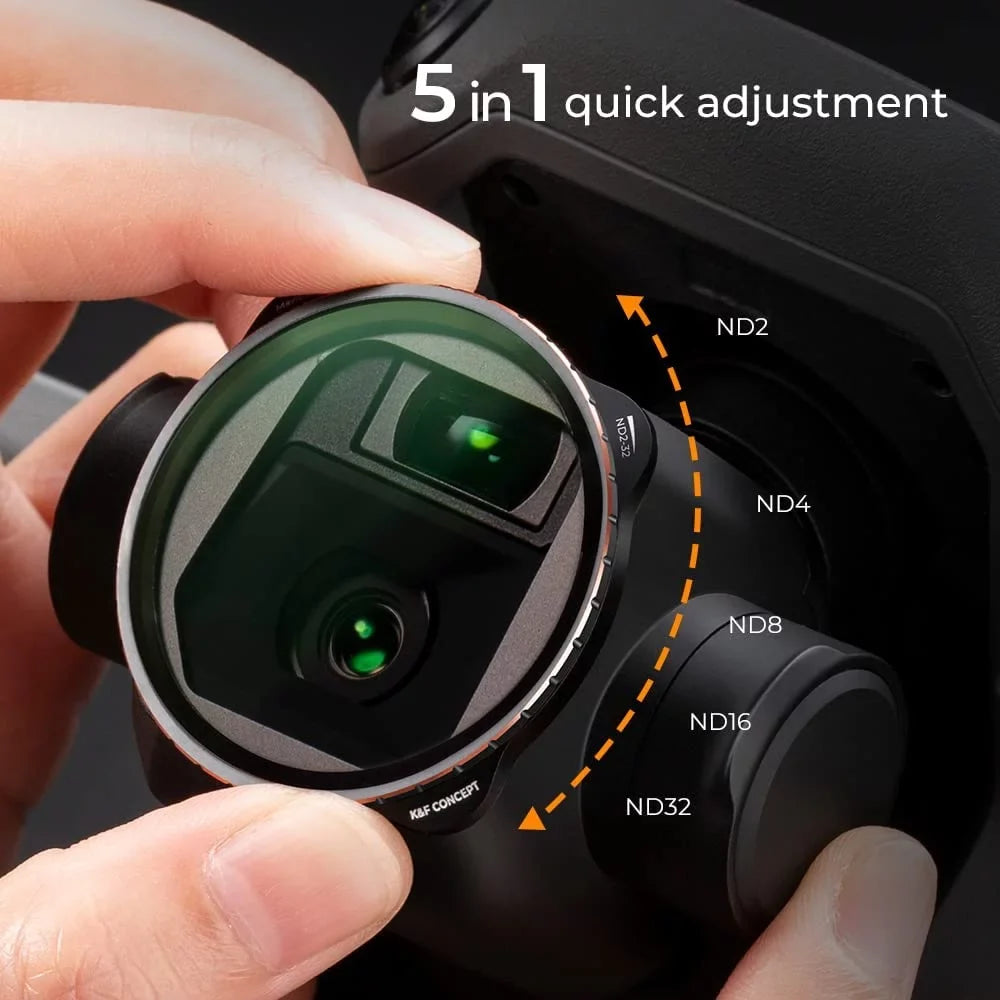 with DJI Variable ND 3 Neutral Stops) (1-5 Mavic Mavic Density for Filter Cine, / Filter 28 3 ND2-ND32