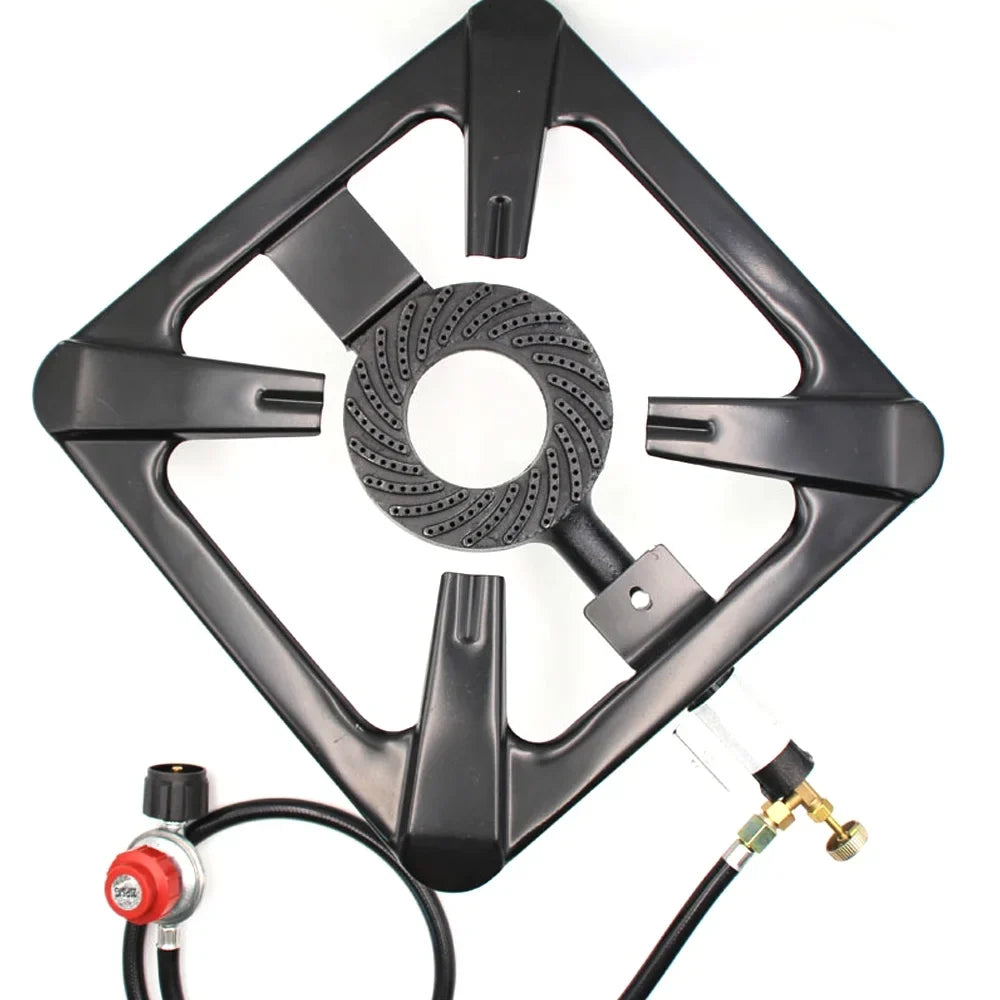 Gas Stove Use for Cast Suitable Outdoor Propane Iron Camping Portable Lixada