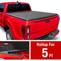with MaxMate Truck Compatible Bed Roll-up 5' TCF169066 2019-2024 Soft | (61") Bed | Ford Cover Ranger Tonneau