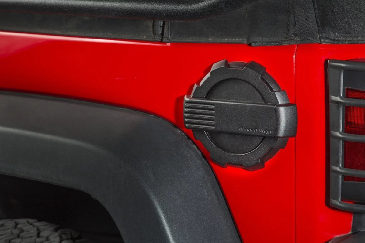 Wrangler Compatible 2007-2018 Elite RealTruck Jeep 2008, with Non-Lock, 2015-2018 Unlimited Gas Door, | Cap 11425.12 Ridge Jeep Select: Rugged by Black; JK Wrangler